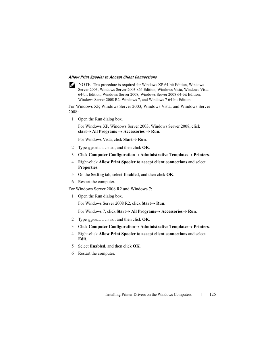 Dell 2155cn/cdn Color Laser Printer User Manual | Page 127 / 761