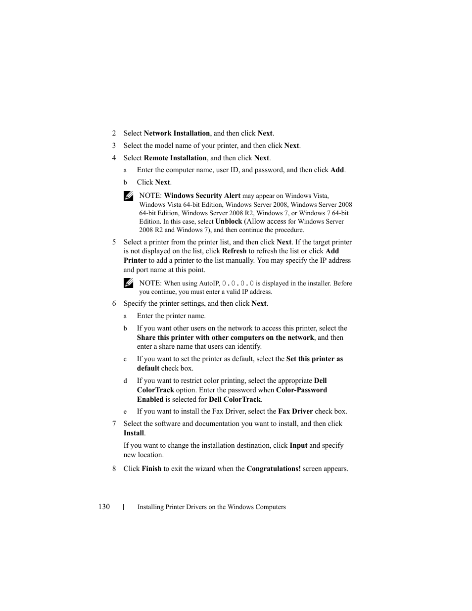 Dell 2155cn/cdn Color Laser Printer User Manual | Page 132 / 761