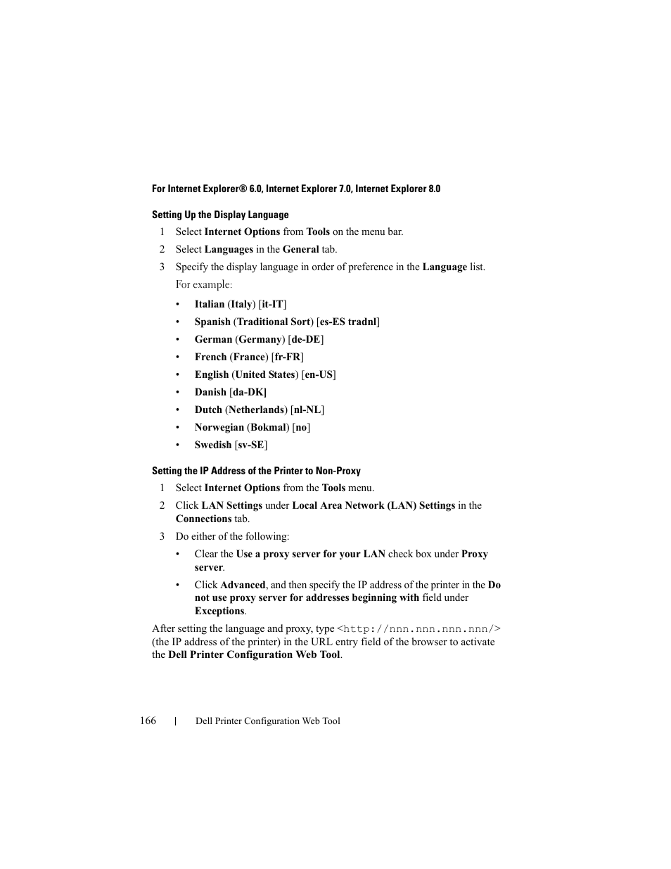 Dell 2155cn/cdn Color Laser Printer User Manual | Page 168 / 761