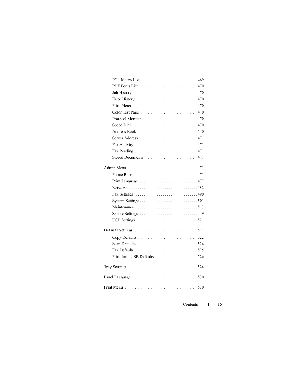 Dell 2155cn/cdn Color Laser Printer User Manual | Page 17 / 761