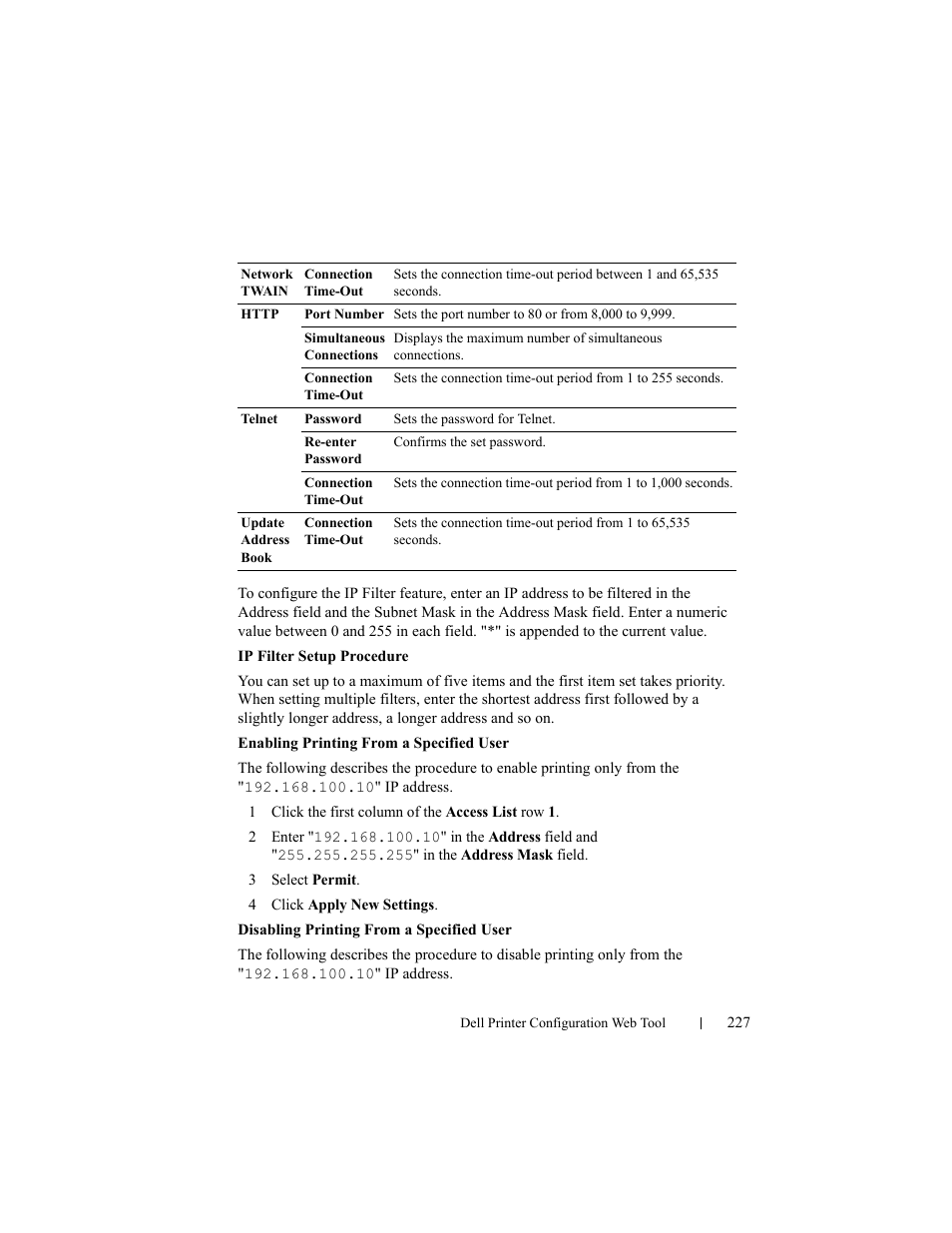 Dell 2155cn/cdn Color Laser Printer User Manual | Page 229 / 761