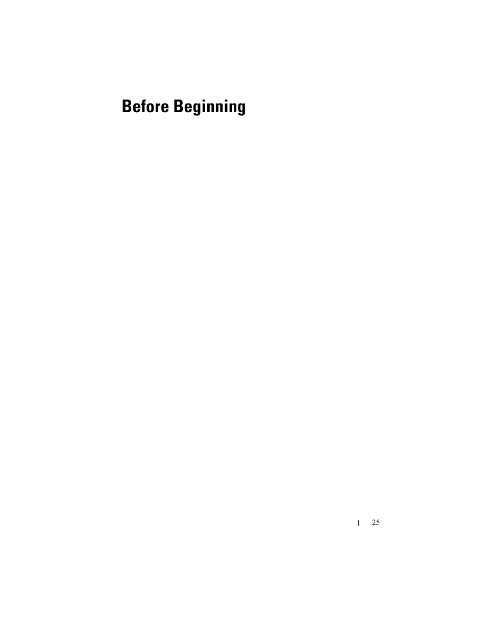 Before beginning, Before beginning 25 | Dell 2155cn/cdn Color Laser Printer User Manual | Page 27 / 761