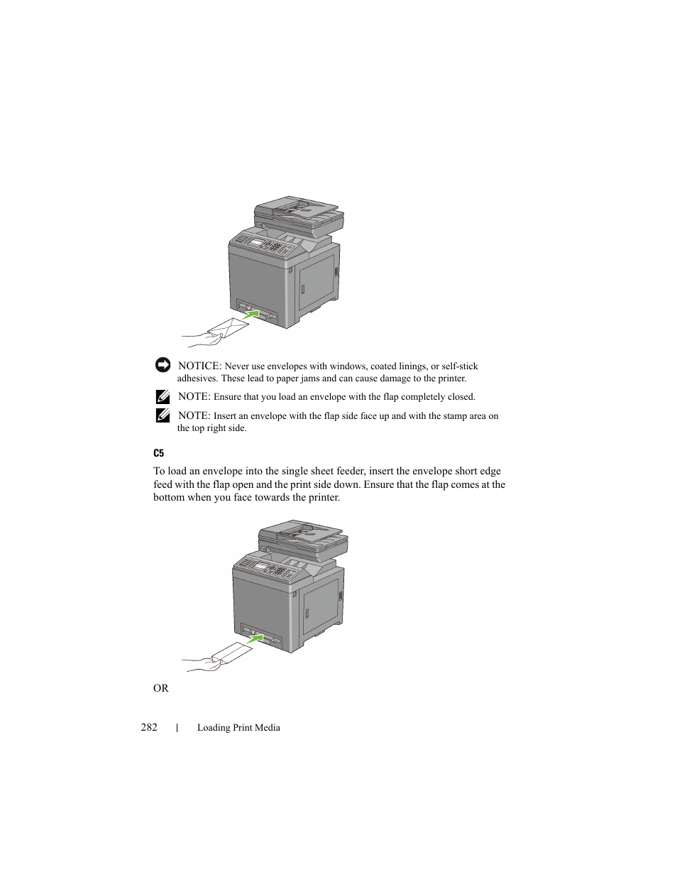 Dell 2155cn/cdn Color Laser Printer User Manual | Page 284 / 761