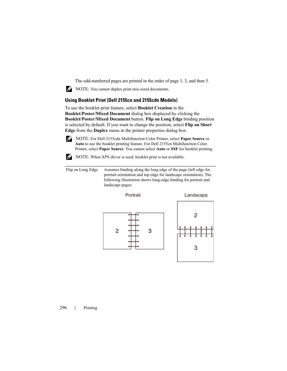 Dell 2155cn/cdn Color Laser Printer User Manual | Page 298 / 761