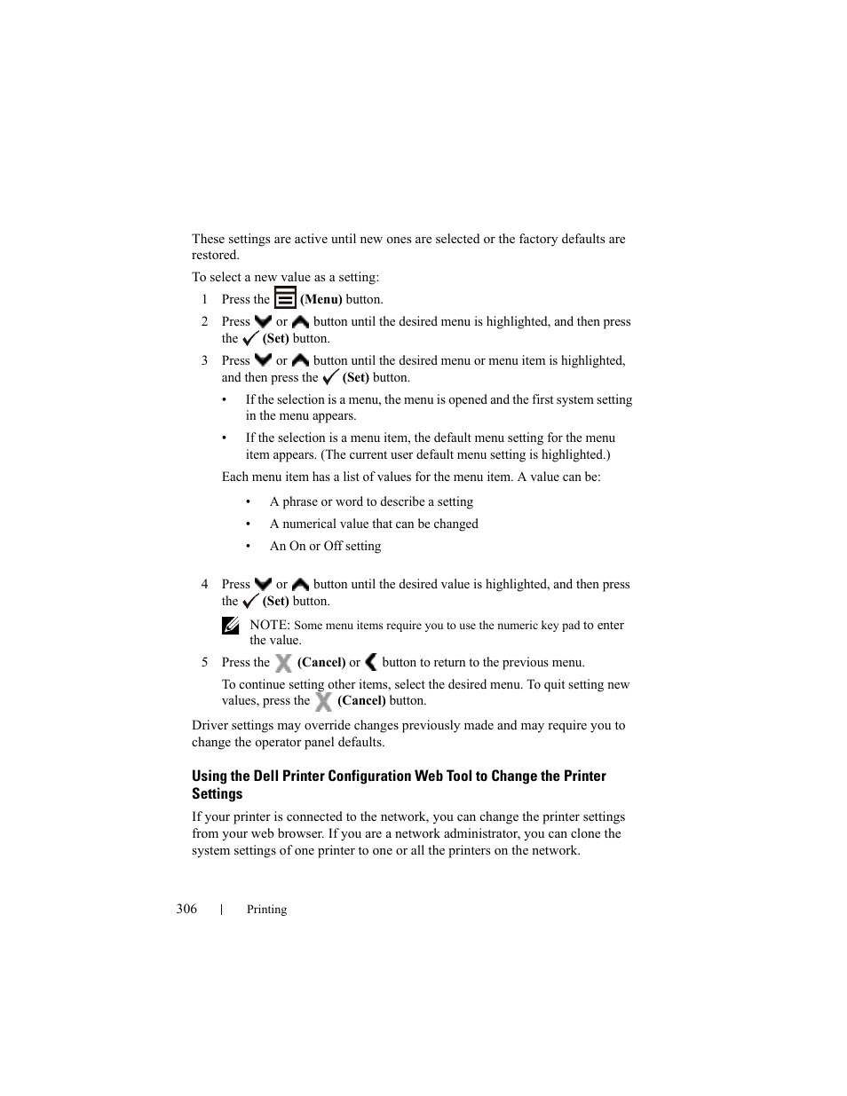 Dell 2155cn/cdn Color Laser Printer User Manual | Page 308 / 761