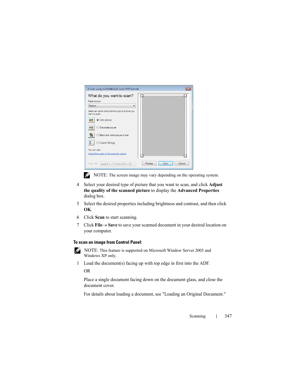 Dell 2155cn/cdn Color Laser Printer User Manual | Page 349 / 761