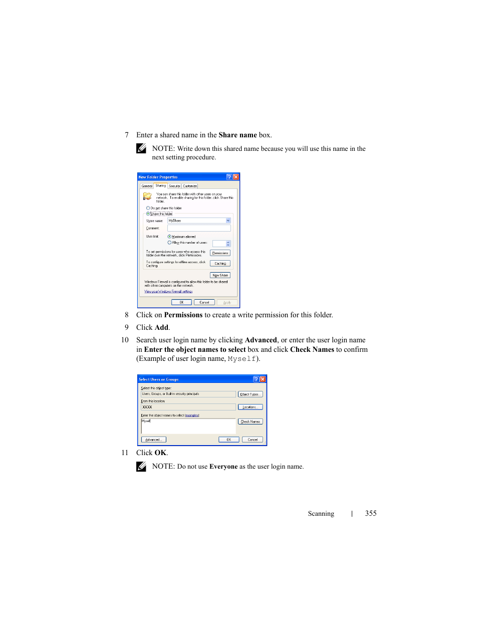 Dell 2155cn/cdn Color Laser Printer User Manual | Page 357 / 761