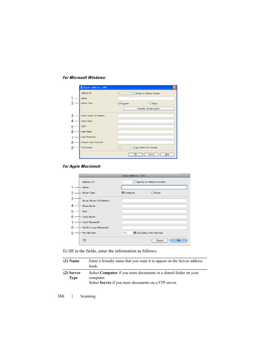 Dell 2155cn/cdn Color Laser Printer User Manual | Page 368 / 761