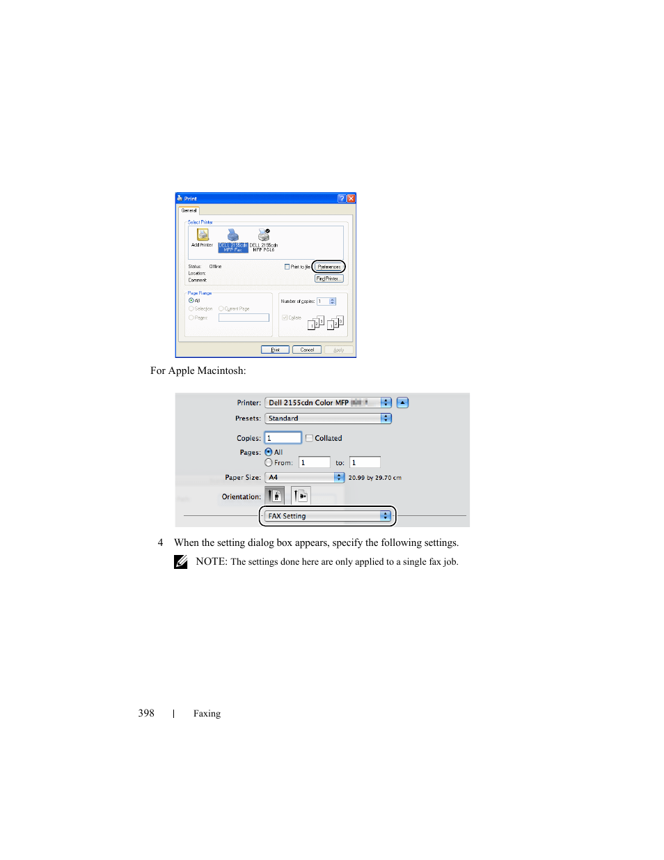 Dell 2155cn/cdn Color Laser Printer User Manual | Page 400 / 761