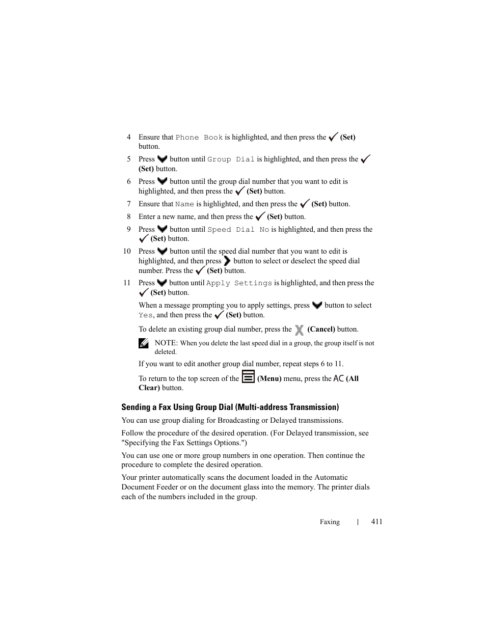 Dell 2155cn/cdn Color Laser Printer User Manual | Page 413 / 761