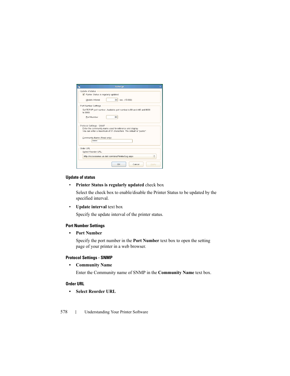 Dell 2155cn/cdn Color Laser Printer User Manual | Page 580 / 761