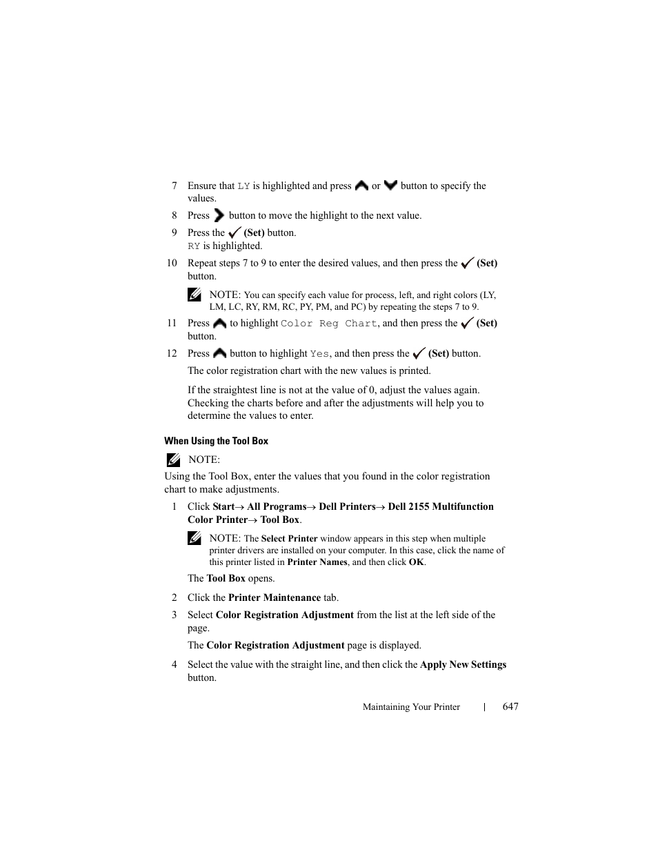 Dell 2155cn/cdn Color Laser Printer User Manual | Page 649 / 761