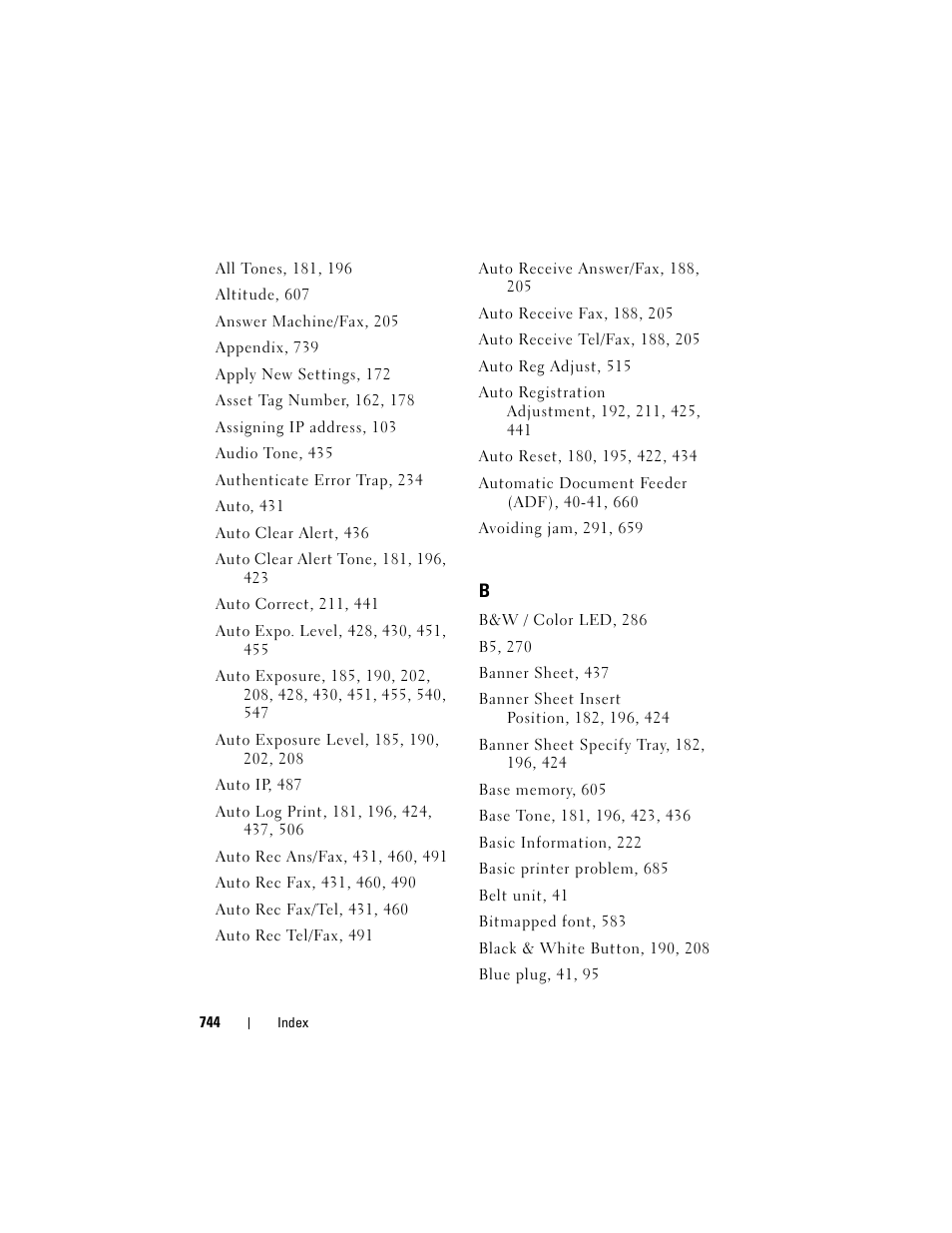 Dell 2155cn/cdn Color Laser Printer User Manual | Page 746 / 761