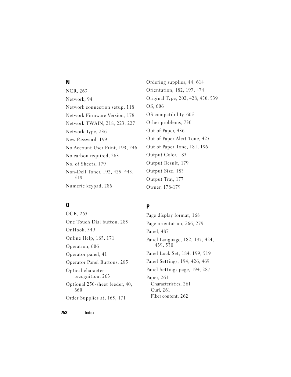 Dell 2155cn/cdn Color Laser Printer User Manual | Page 754 / 761