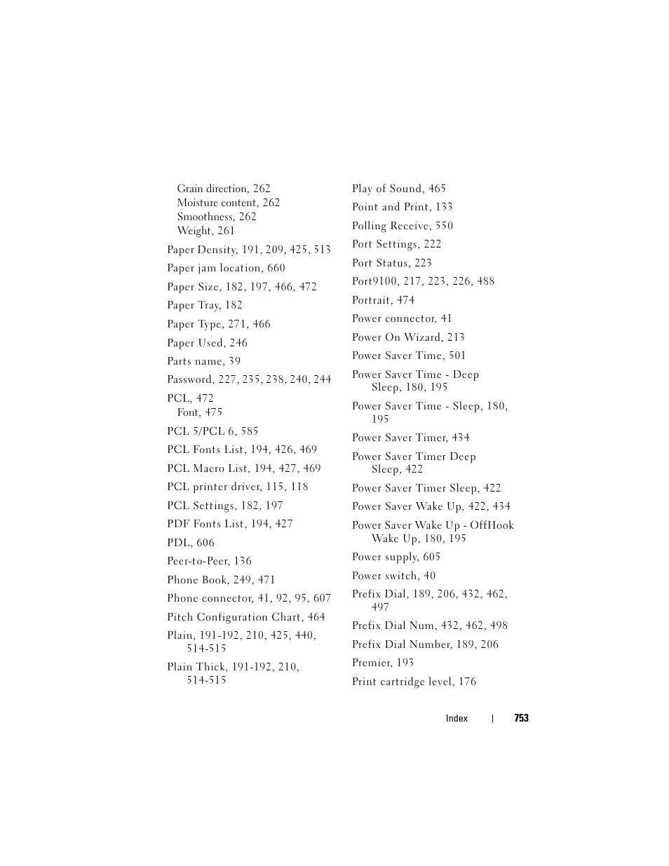 Dell 2155cn/cdn Color Laser Printer User Manual | Page 755 / 761