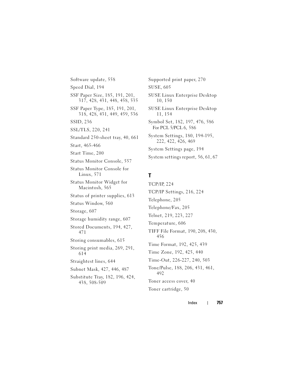 Dell 2155cn/cdn Color Laser Printer User Manual | Page 759 / 761