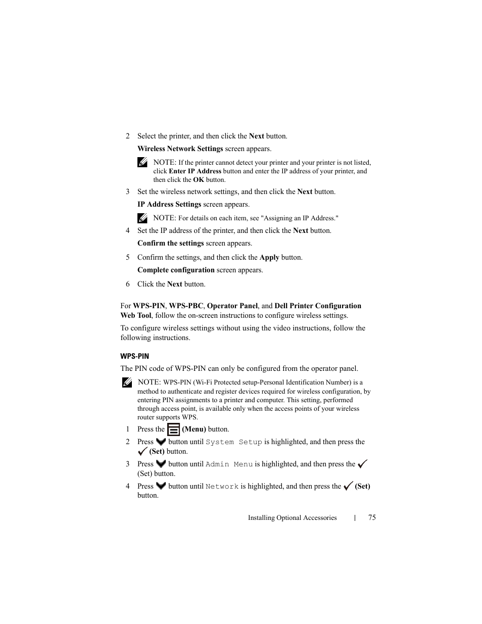 Dell 2155cn/cdn Color Laser Printer User Manual | Page 77 / 761