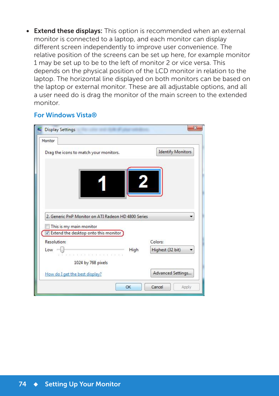 Dell P2815Q Monitor User Manual | Page 74 / 78