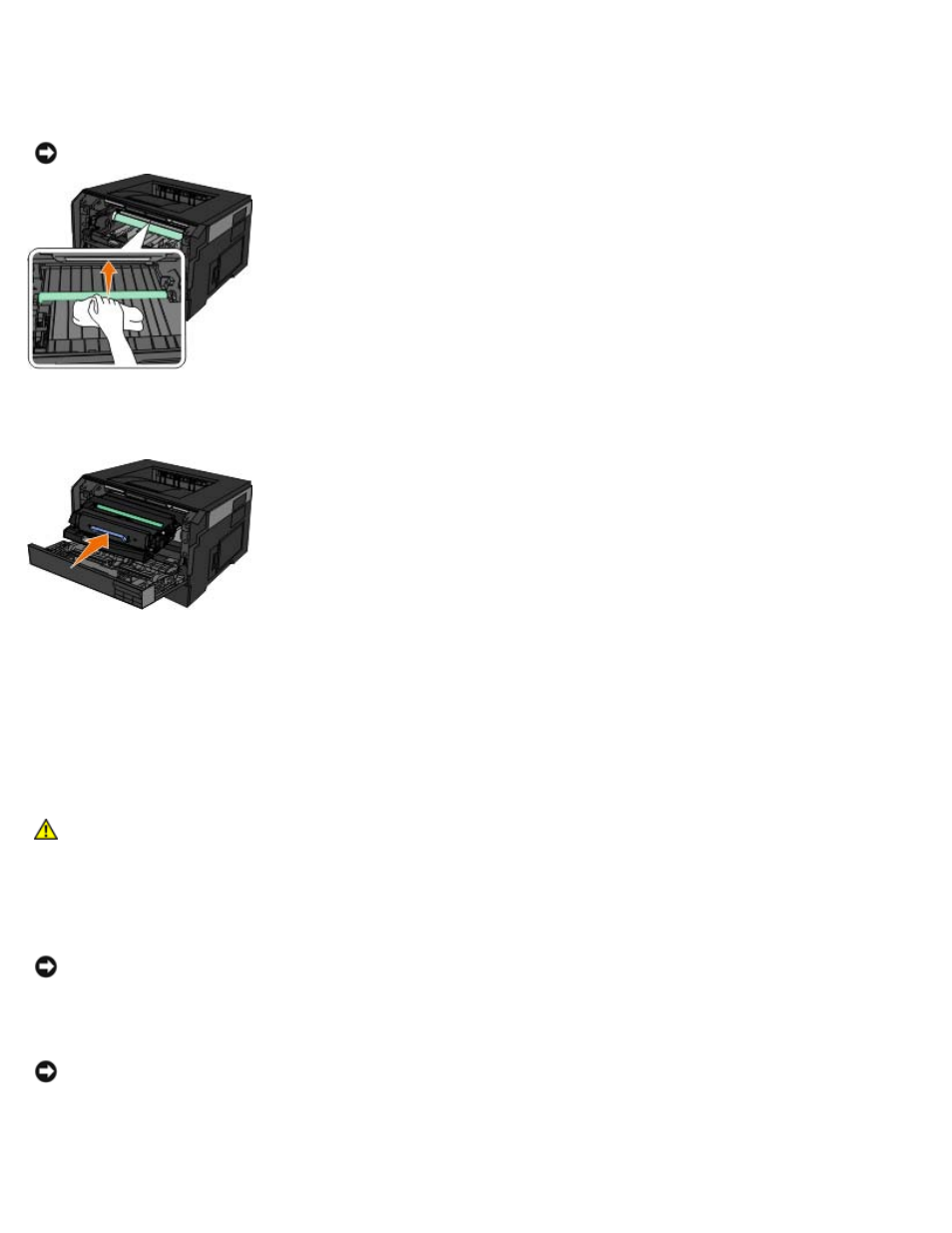 Cleaning the exterior of the printer | Dell 2330d/dn Mono Laser Printer User Manual | Page 21 / 133