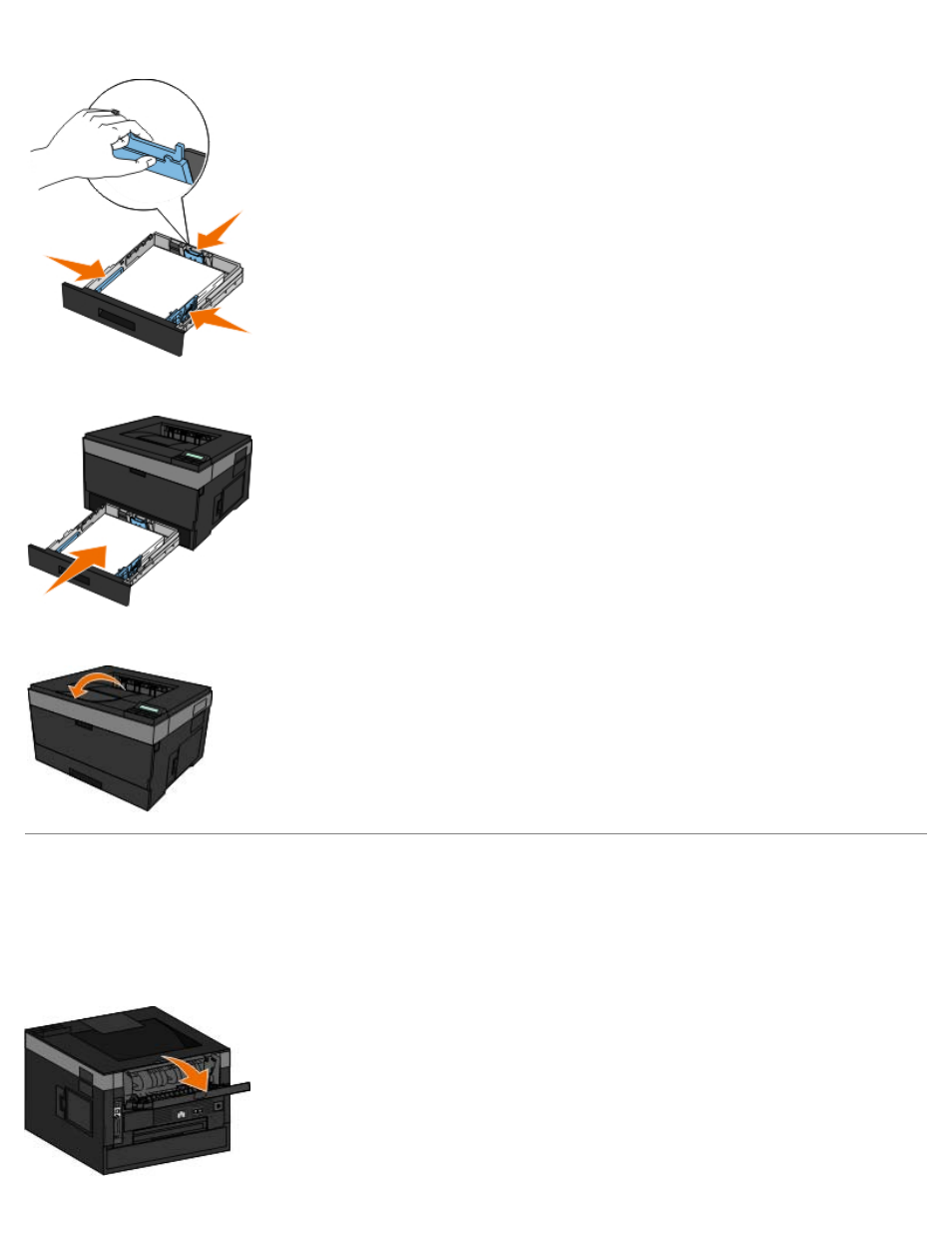 Using the rear exit | Dell 2330d/dn Mono Laser Printer User Manual | Page 86 / 133