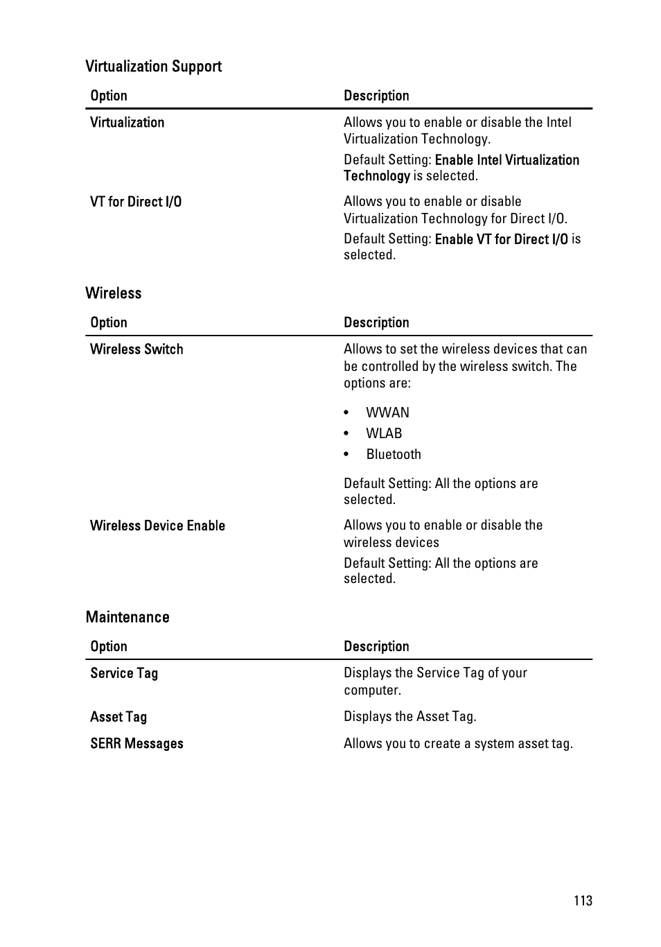 Dell Latitude E6320 (Early 2011) User Manual | Page 113 / 117