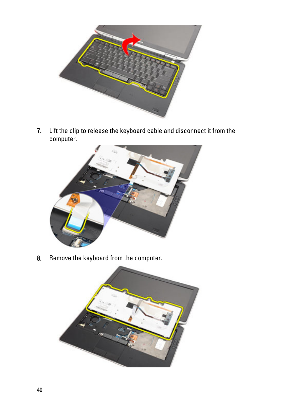 Dell Latitude E6320 (Early 2011) User Manual | Page 40 / 117