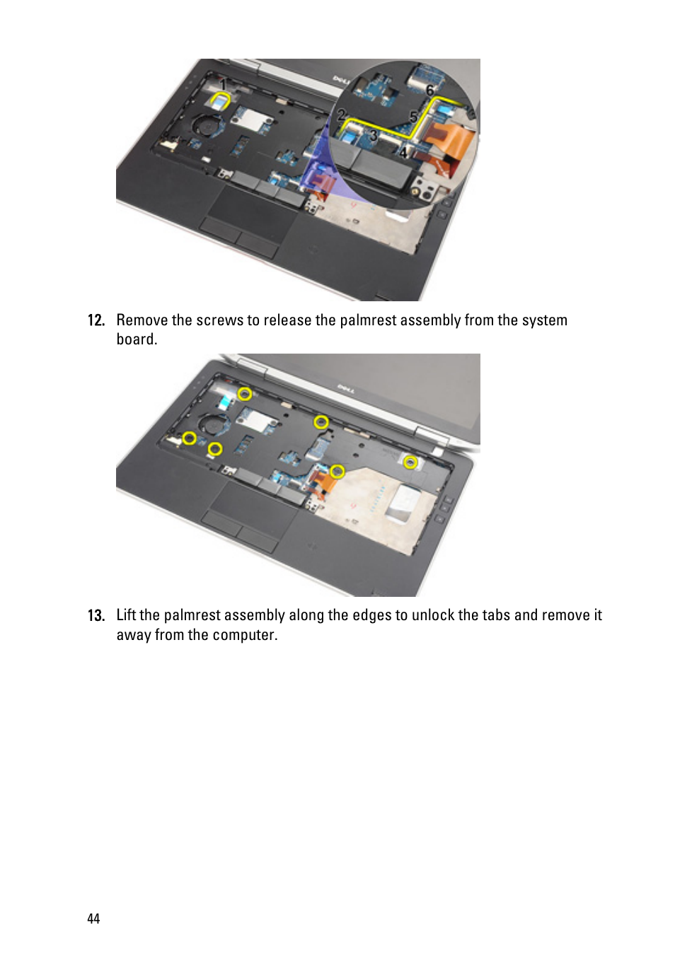 Dell Latitude E6320 (Early 2011) User Manual | Page 44 / 117