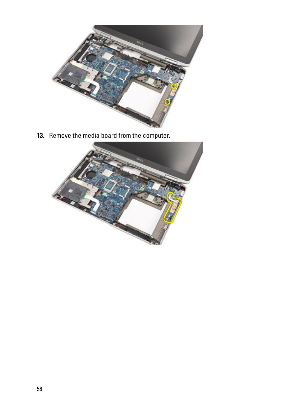 Dell Latitude E6320 (Early 2011) User Manual | Page 58 / 117