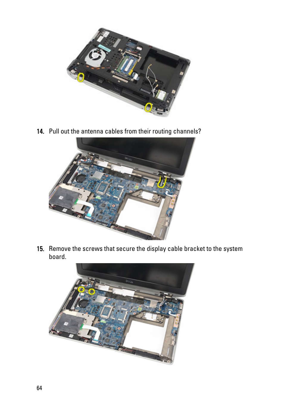 Dell Latitude E6320 (Early 2011) User Manual | Page 64 / 117