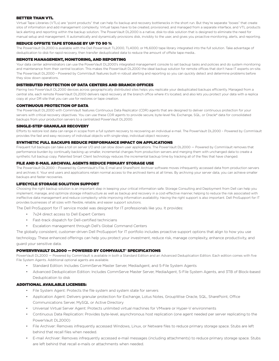 Dell PowerVault DL2000 User Manual | Page 2 / 3