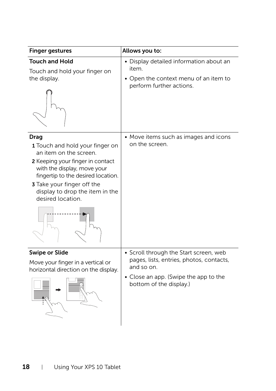 Dell XPS 10 Tablet User Manual | Page 18 / 47