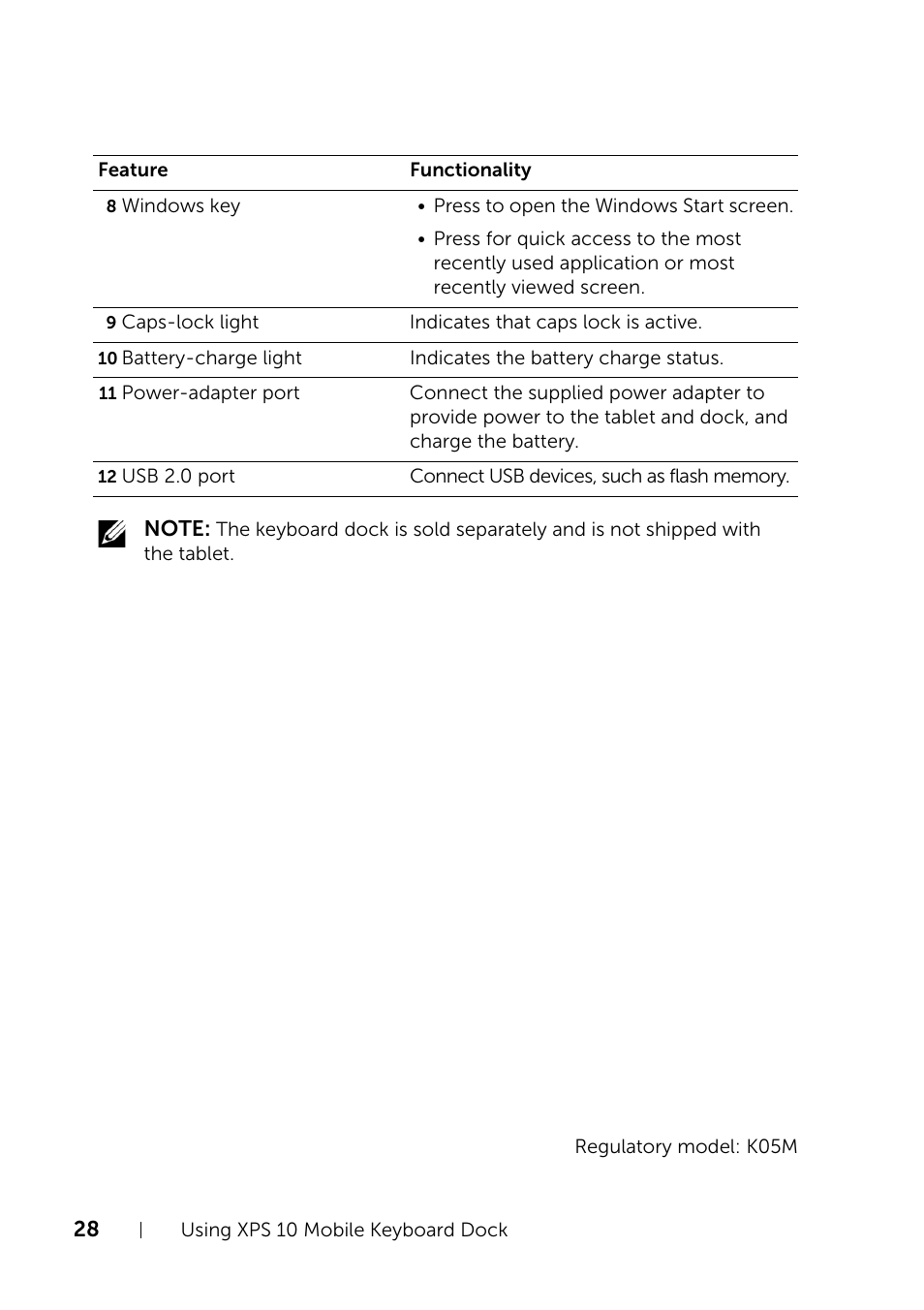 Dell XPS 10 Tablet User Manual | Page 28 / 47