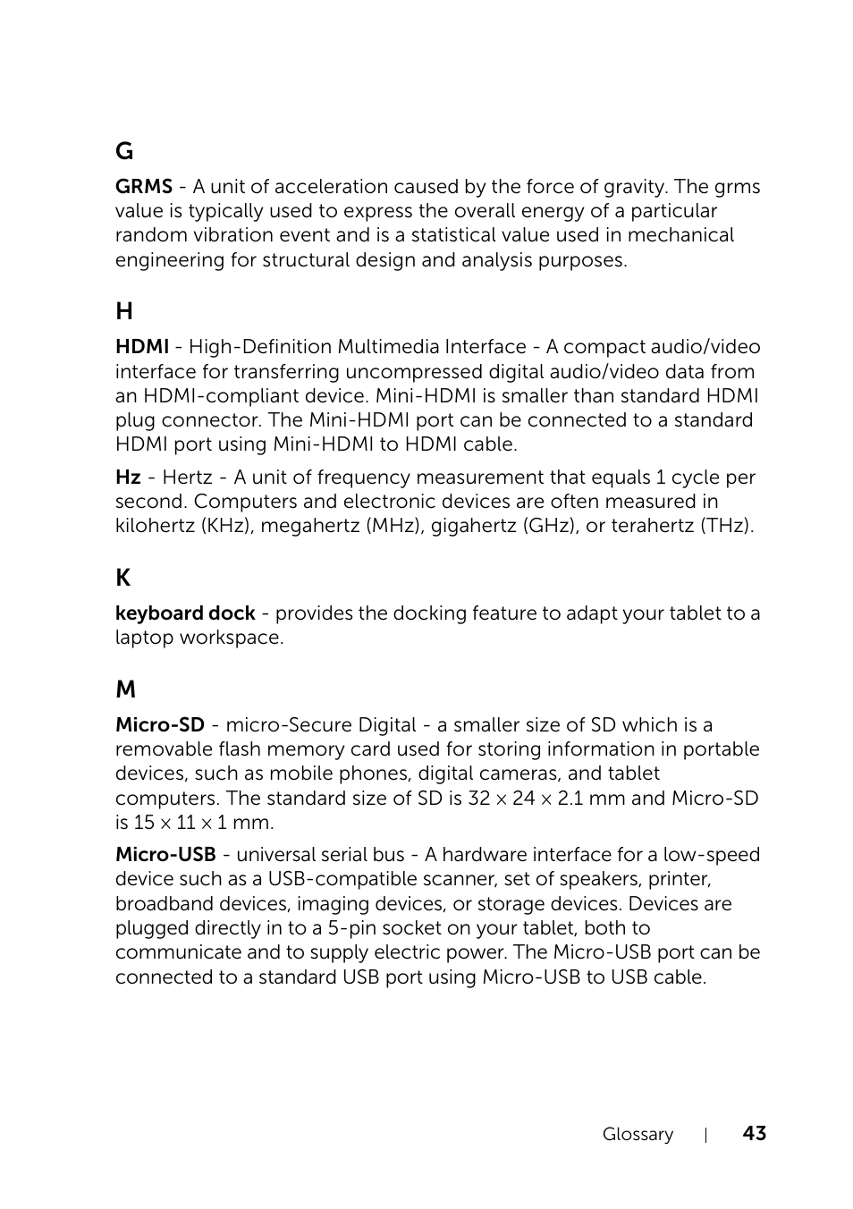 Dell XPS 10 Tablet User Manual | Page 43 / 47