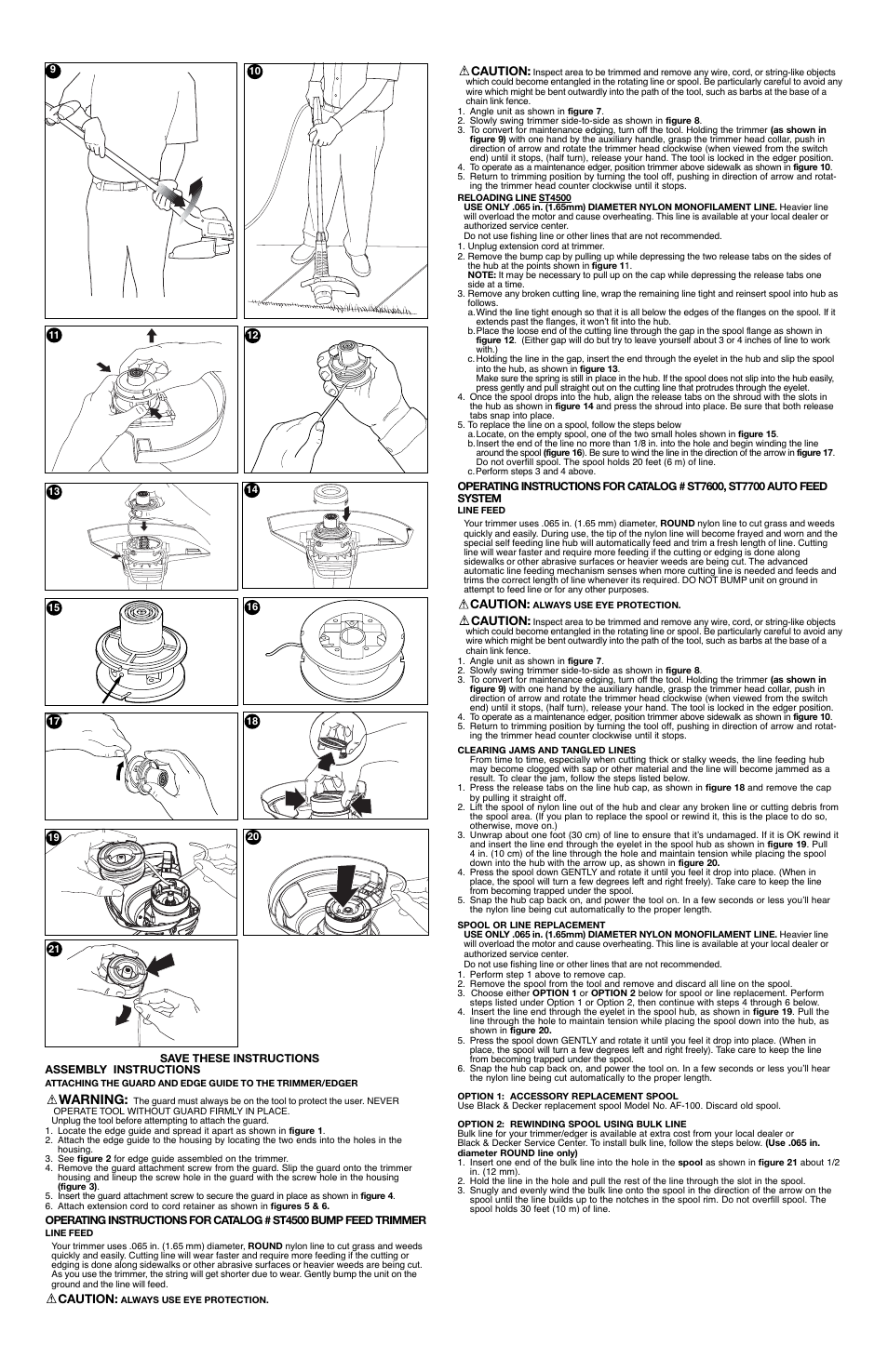 Warning | Black & Decker 90518515 User Manual | Page 2 / 6