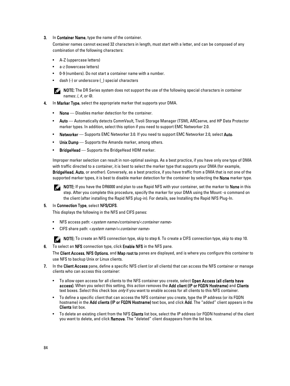 Dell PowerVault DR2000v User Manual | Page 84 / 191