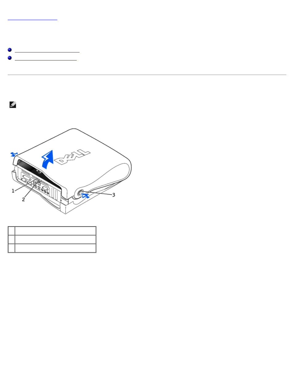 Computer cover: dell optiplex gx50 systems, Computer cover, Opening the computer cover | Dell OptiPlex GX50 User Manual | Page 4 / 78