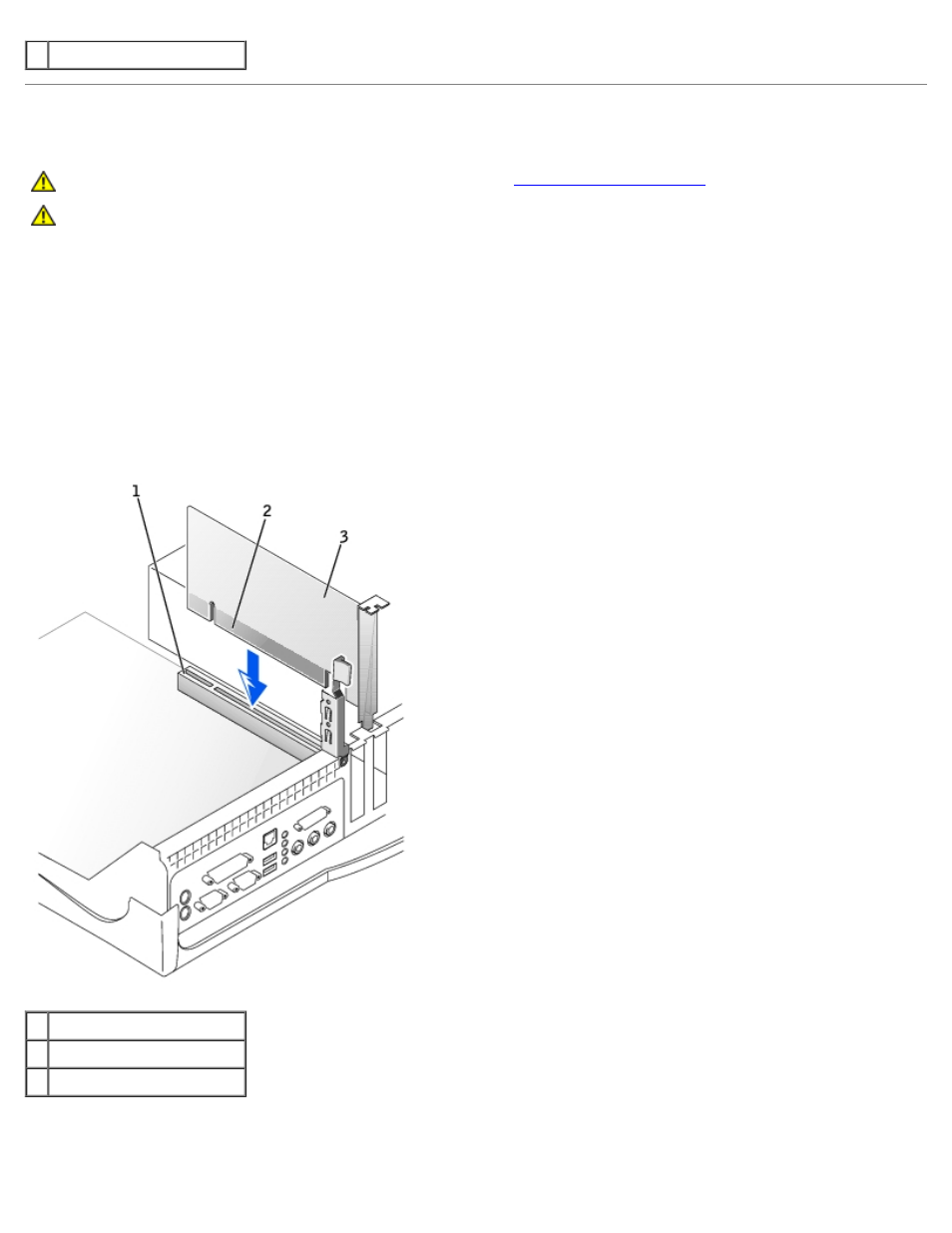 Replacing an expansion card | Dell OptiPlex GX50 User Manual | Page 60 / 78