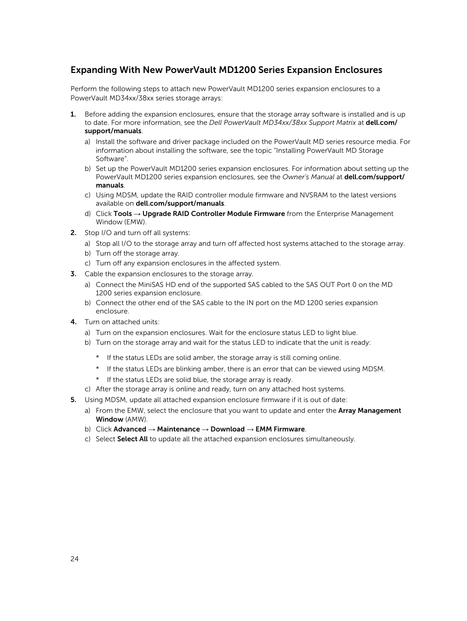 Dell PowerVault MD3800i User Manual | Page 24 / 59