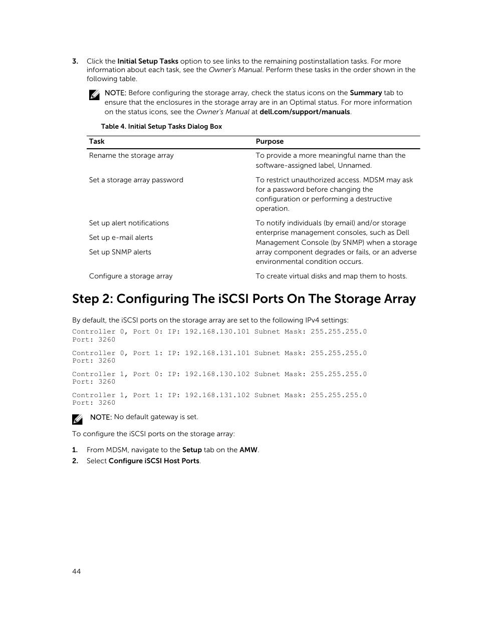 Dell PowerVault MD3800i User Manual | Page 44 / 59