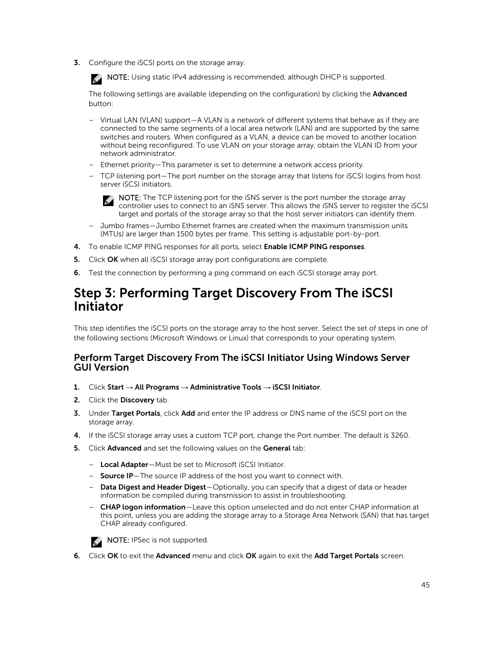 Dell PowerVault MD3800i User Manual | Page 45 / 59