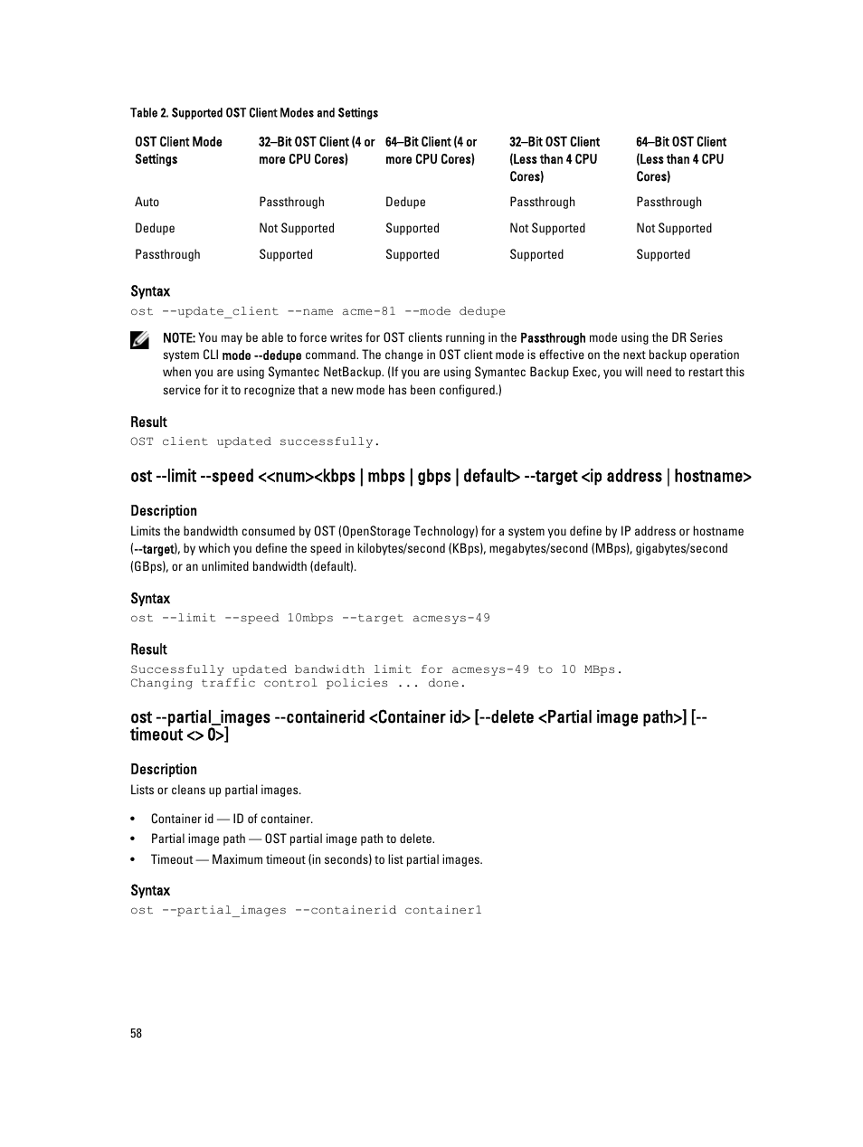Dell DR4000 User Manual | Page 58 / 150