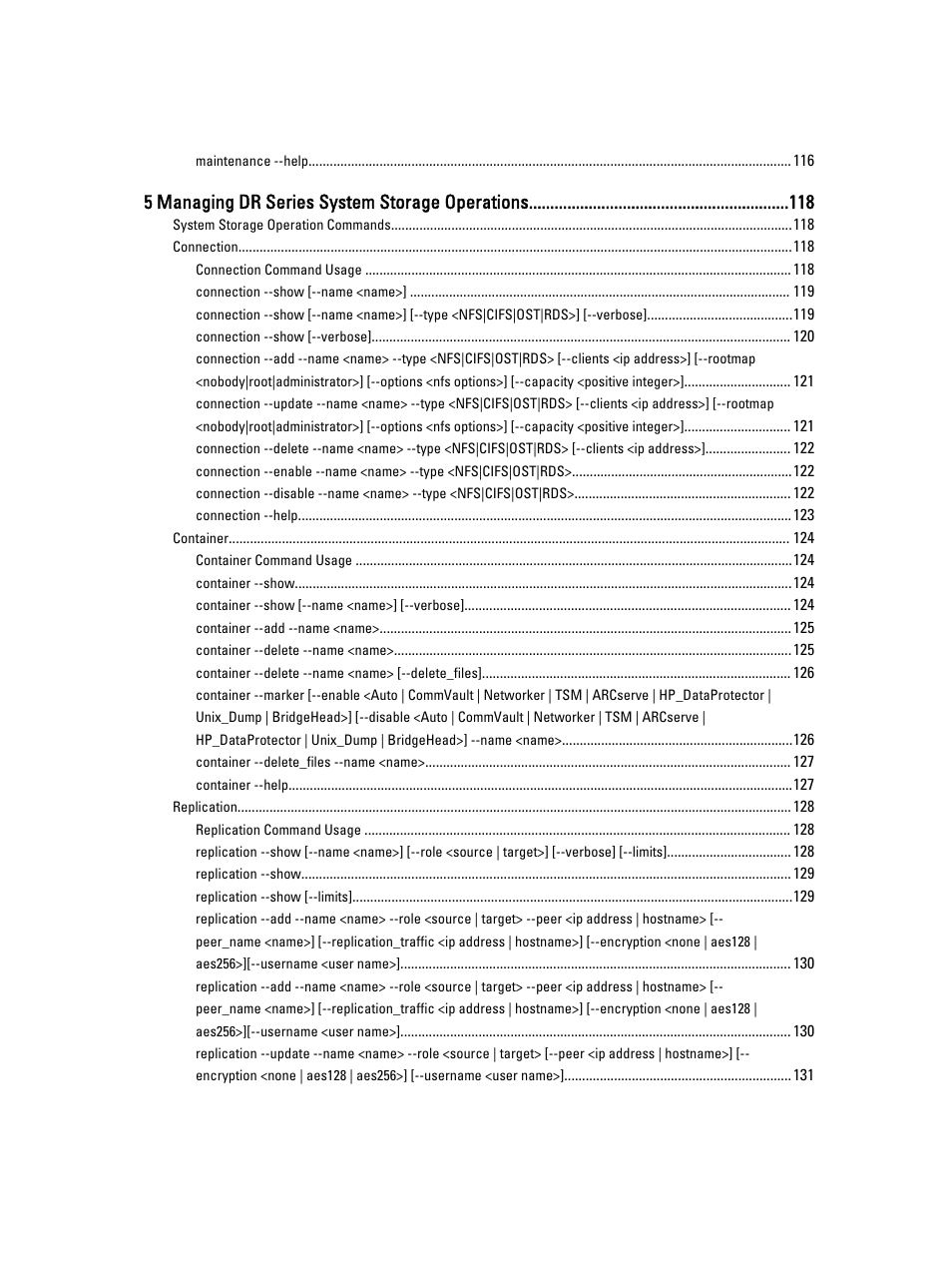 5 managing dr series system storage operations | Dell DR4000 User Manual | Page 9 / 150