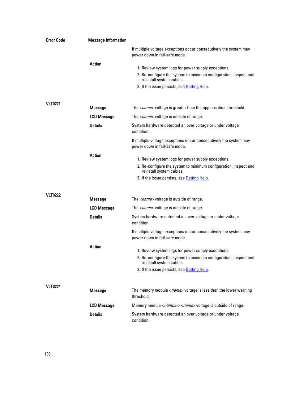 Dell PowerEdge VRTX User Manual | Page 138 / 143