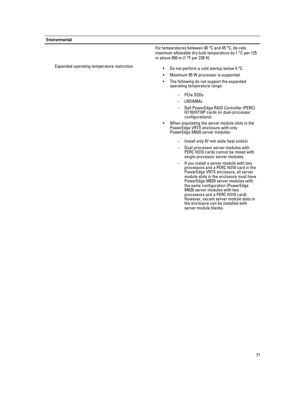 Dell PowerEdge VRTX User Manual | Page 71 / 143