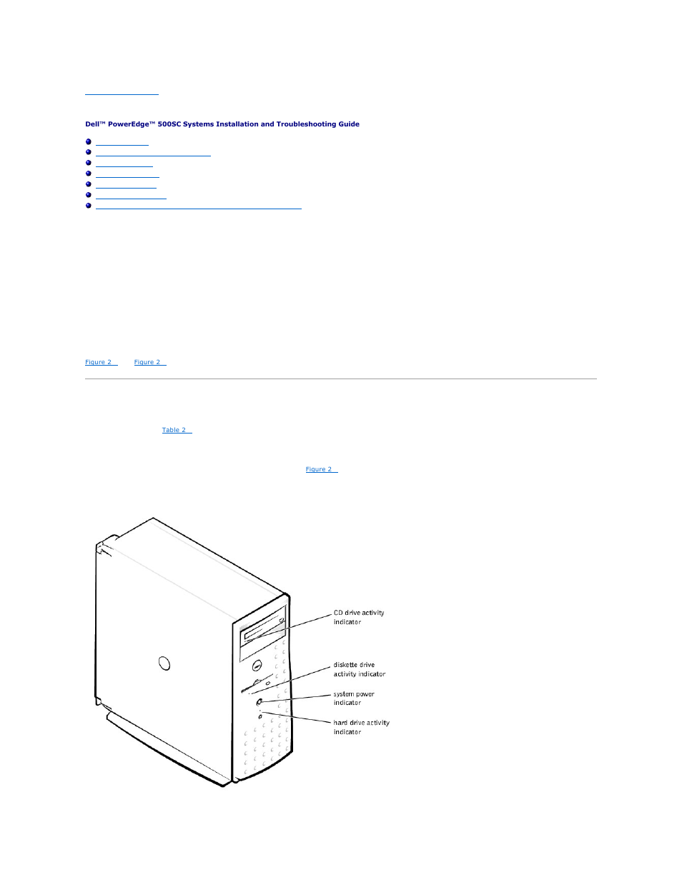 Indicators, messages, and codes, Start-up routine, Bezel indicators | Dell PowerEdge 500SC User Manual | Page 14 / 65