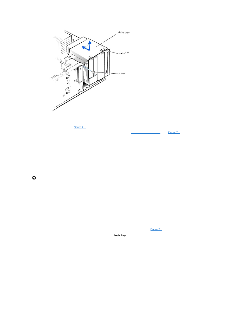 Adding or replacing hard drives, Reinstalling the drive cage, Adding or replacing hard drives in the drive cage | Dell PowerEdge 500SC User Manual | Page 50 / 65