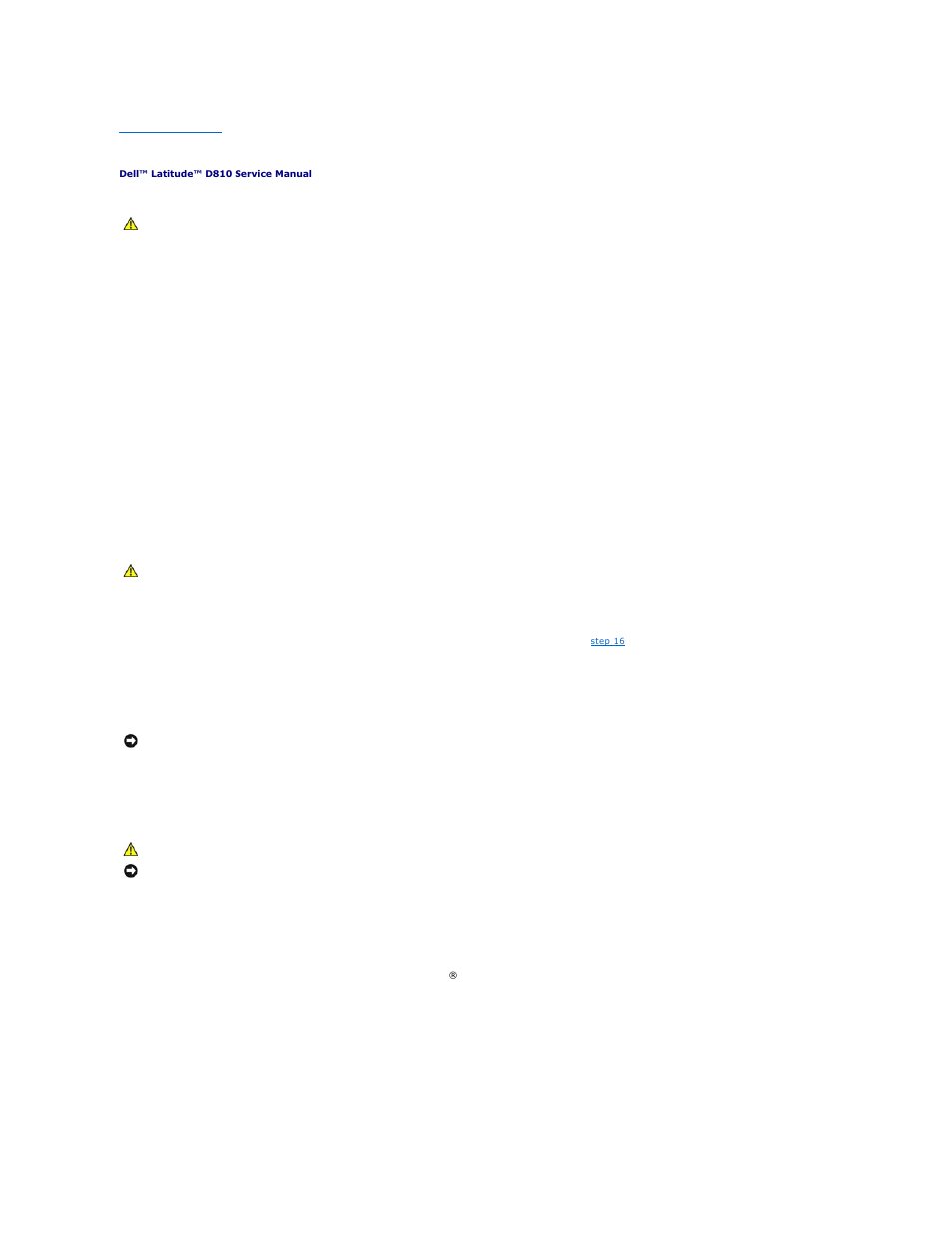 Coin-cell battery | Dell Latitude D810 User Manual | Page 10 / 51