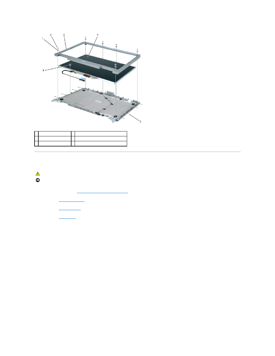 Display panel | Dell Latitude D810 User Manual | Page 19 / 51