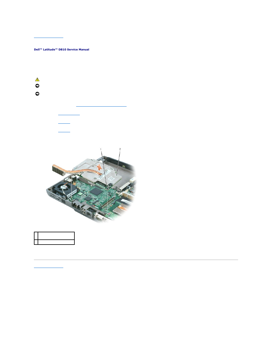 Video card assembly, Removing the video card assembly | Dell Latitude D810 User Manual | Page 51 / 51