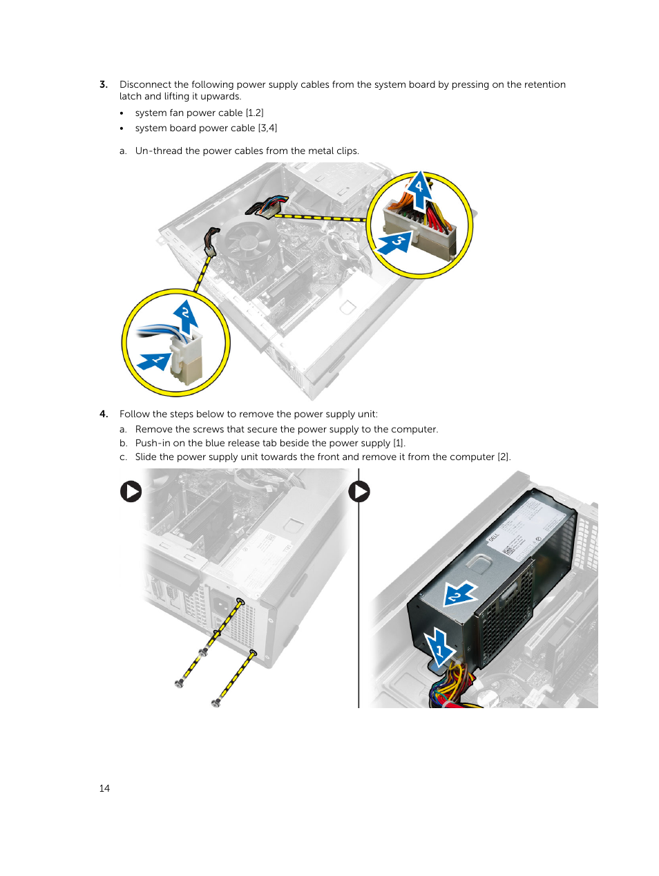 Dell Vostro 3800 Slim Tower (Late 2013) User Manual | Page 14 / 37